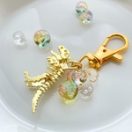 青空の輝き　骨恐竜キーホルダー　しゃぼん【2023夏】