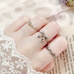 new✴︎メタルribbonリングセット/ワイヤーリング リング シンプルリング