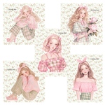 (s01)女の子ステッカー