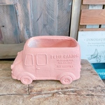 30%OFF！春SALE♡【オシャレなクルマ型陶器鉢】春の寄せ植えやにもぴったり♪ガーデン雑貨 ガーデニング雑貨！ピンクオレンジ系