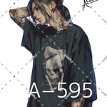 A-595 男の子 ステッカー sticker 素材 コラージュ collage シール achashop