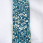 SALE　No.34-3（ブルー）インド刺繍リボン