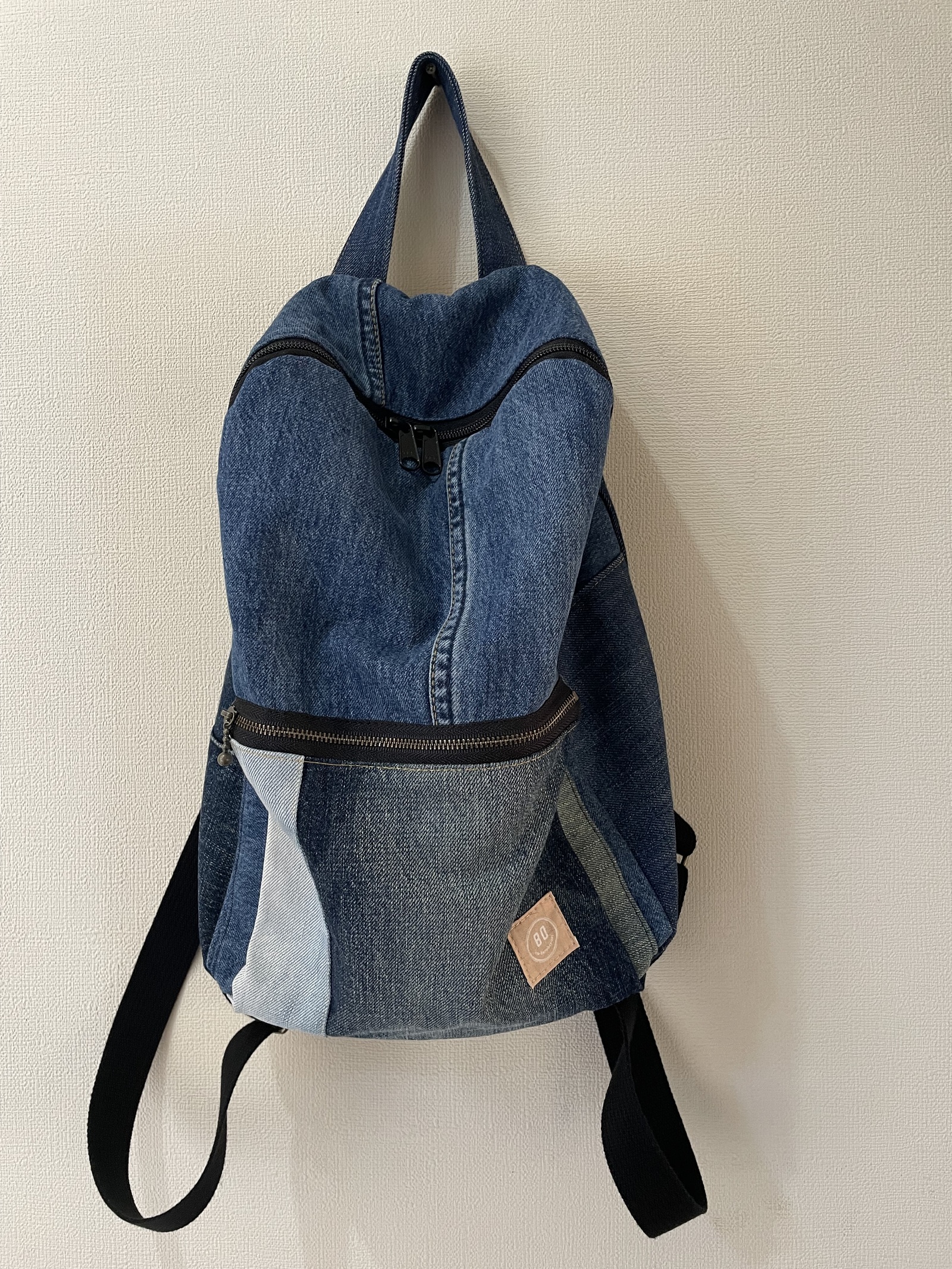 リュック手作り リュック ジーンズ リメイク ハンドメイド 古着デニム