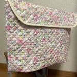 防災頭巾カバー 椅子の　背もたれ　用  ピンクユニコーン