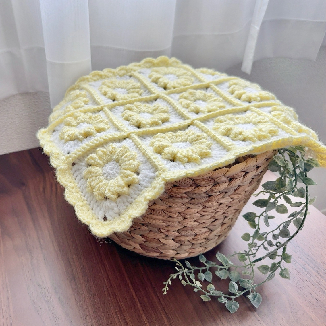 グラニースクエア マルチカバー モチーフ編み