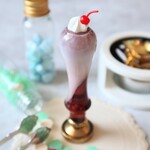 カシスクリームソーダ シーリングスタンプハンドル レジン【cafeシリーズ】