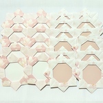 桜模様折り紙メダル 24個セット
