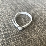 オビツ11 皮ベルト　white