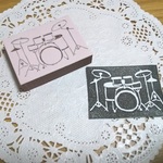 【楽器はんこ】ドラム