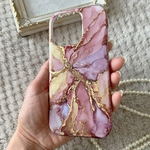  【iPhone16pro】アルコールインクアートスマホカバー