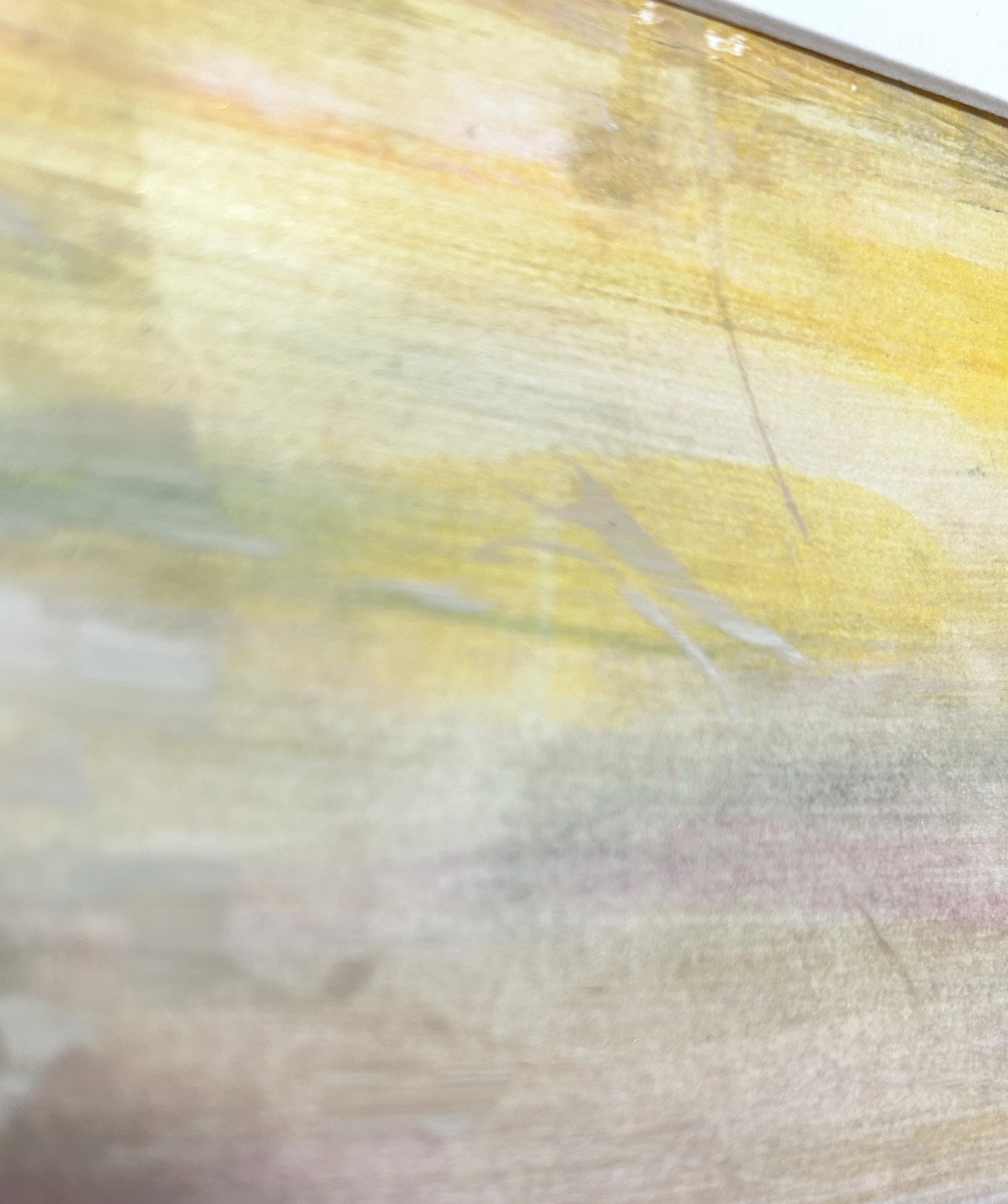 抽象画 【朝焼】原画 絵画 アート アクリル画 インテリア 送料無料 額
