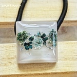 グリーンティー☆ヘアゴムmarry.c's handmadeaccessory