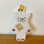 ステッカー「ラッキーちゃんマスコット」