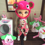 ブライス  さくちゃん専用 ゾウさんサロペット