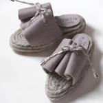 【再販/受注製作】gather sandal -lavender-