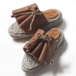 【在庫限り】gather sandal -camel-