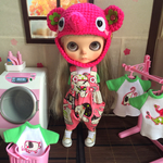 ブライス  マリコちゃん専用  ゾウさんサロペット