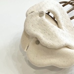 color nap    スタイ　ワッフル　よだれかけ　花柄　つぶつぶ