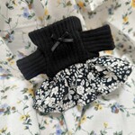 【15cm用】ニットワンピース 黒