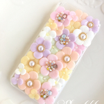 【iPhoneケース】♡ビジュー&スワロ✴︎あこがれ色  スマホケース