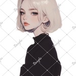 ℳ. xoxoshop オリジナル人物ステッカー