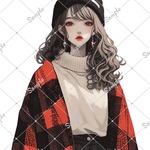 ℳ. xoxoshop オリジナル人物ステッカー