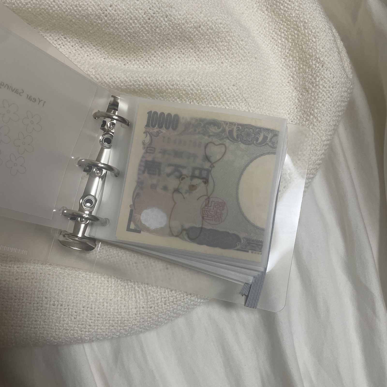 1YearSavingChallenge ましかくリフィル 1年貯金バインダー - luna