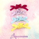 ダブルサテンリボン(6mm幅)🩷💜🩵💛