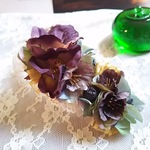 *＊kazariya＊*Autumn&breeze*＊フラワーバレッタ＊