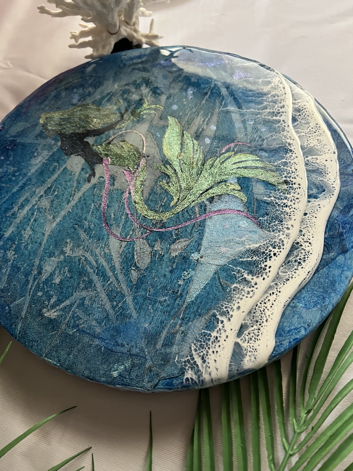 波紋 水面 揺らぎ 海 レジン - tuyako72 | minne byGMOペパボ 国内最大 