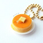 ホットケーキのキーホルダー