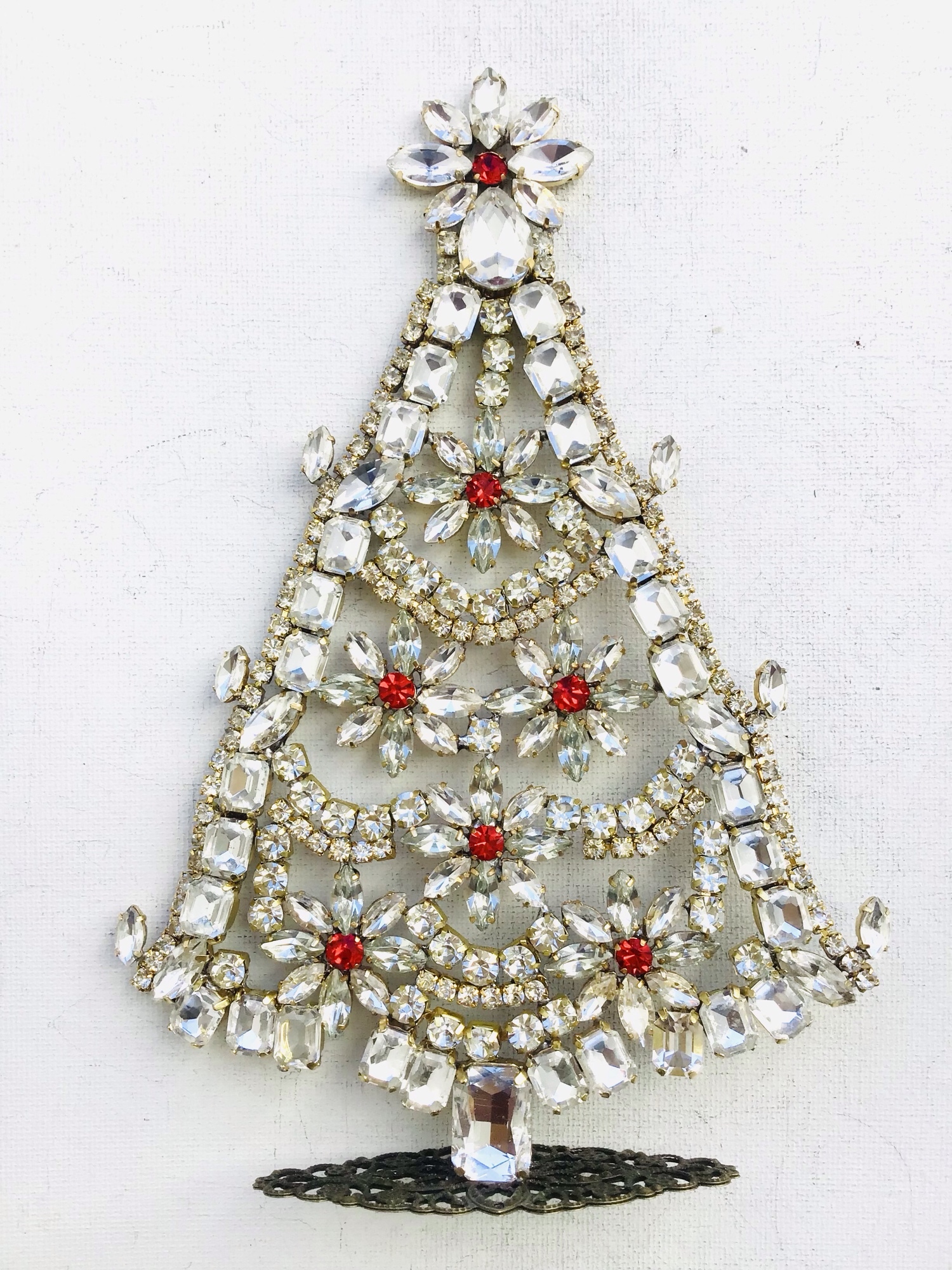チェコ ラインストーン チェコガラス クリスマスツリー