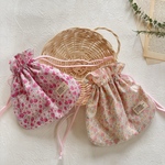 リバティ　コップ袋　巾着　アシュテッド