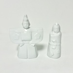 白磁の雛人形1対(小)