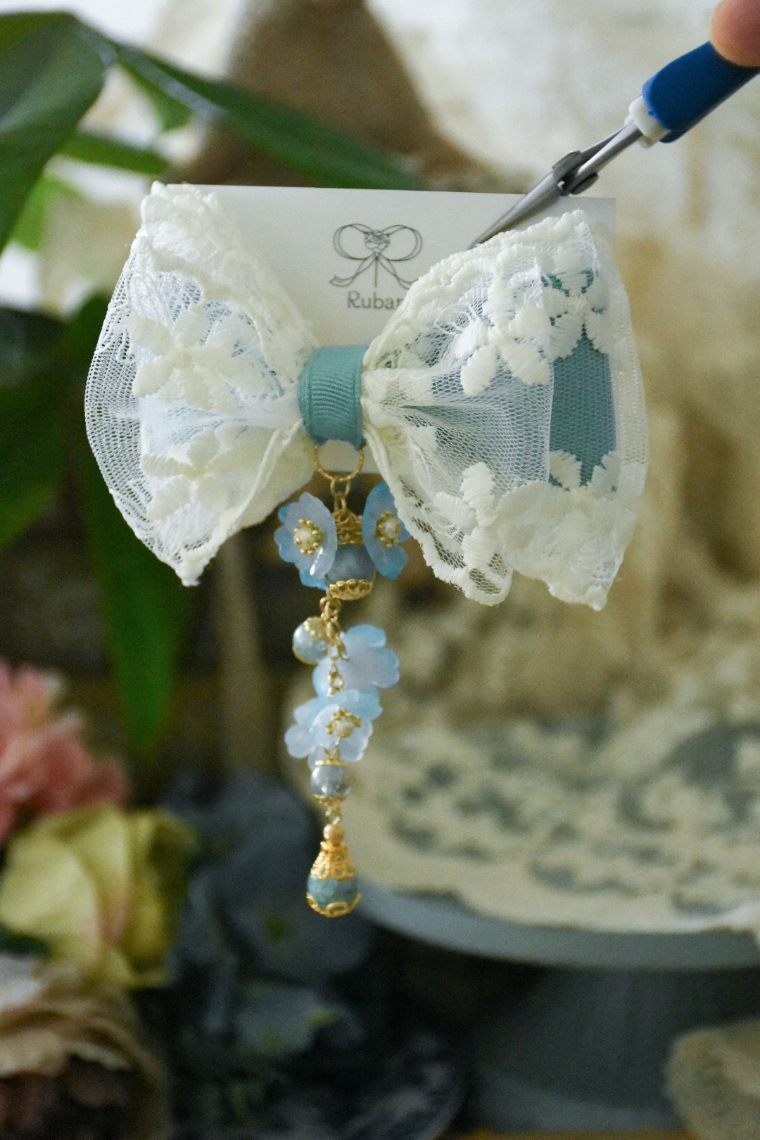 オーダーページ ハンドメイド人気 バンスクリップ リボン