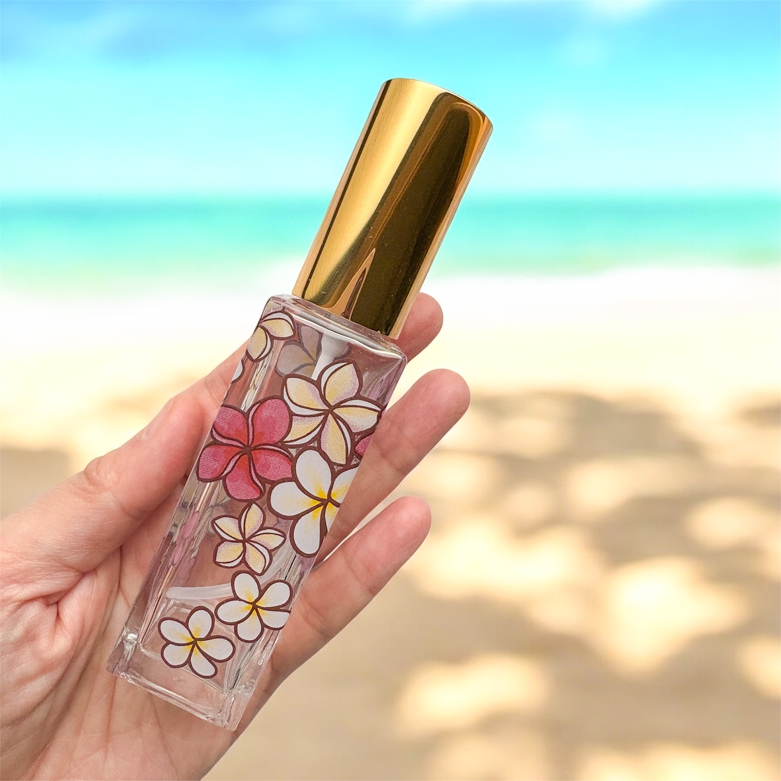 イニシャル入りポーセラーツガラスアトマイザー🌸可愛いお花