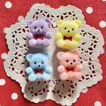 再入荷★ベビーシャワー★パステルカラーの小さなくまちゃん★フロッキー★5色セット