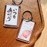キーホルダー 【ミニ】 【母の日D】 プチギフト ギフト フォトキーホルダー 写真 手書き メッセージ プレゼント 似顔絵 お母さん お義母さん ママ 記念品 