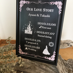 【黒板風】Love Story♡シンデレラ♡B4サイズ