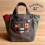 tuttifun＊apron pocket bag - khaki brown