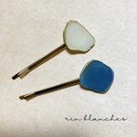 アゲートスライスのヘアピン❁⃘*.ﾟ4本セット