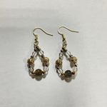 天然石ピアス　ラブラドライト