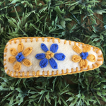 SALE お花の刺繍ヘアピン ④