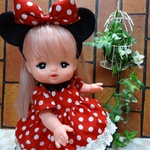 メルちゃん　ミニー風コスチューム