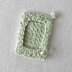 トレカケース🌼クリアフラワー《mint green》