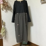ハーフリネン　ワンピース💕