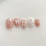 𝟤𝟧𝟥 ‎⋆ 桜といちごのネイルチップ