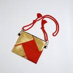 ■着物帯リメイク■　2WAYフラットポーチ（FP2507-RGD）