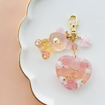 MINI♡ANIMAL CANDY BOX♡夕焼けベア　　　シャカシャカ　キーホルダー　レジン　アニマル　スイーツ　チョコ　プレゼント　ミニチュア　フェイクスイーツ　ゆめかわ　夕焼け　くま　キャンディ