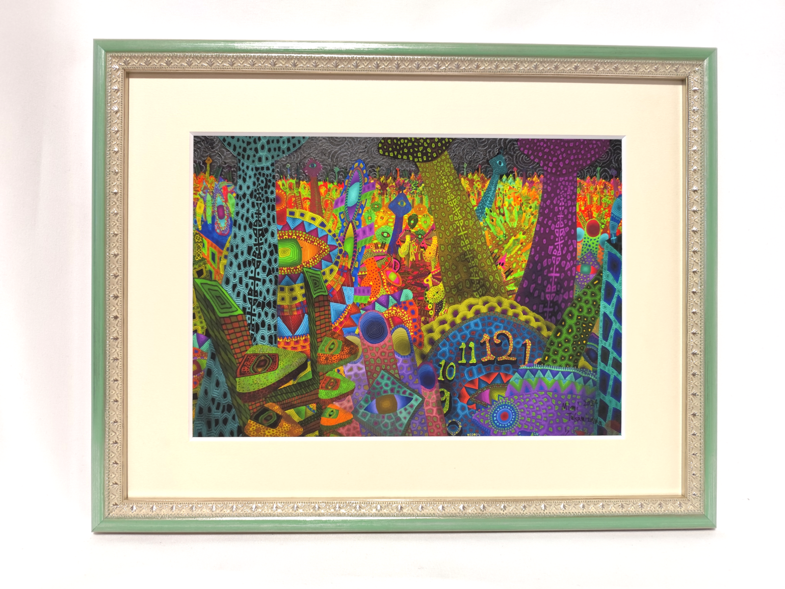 【正規品】 空間と心象風景 一点物の版画作品 高見沢耳のジクレー版画作品 版画